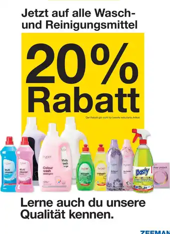 Wasch- und Reinigungsmittel