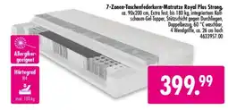 Möbel Boss 7-Zonen-Taschenfederkern-Matratze Royal Plus Strong Angebot