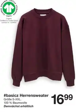 Zeeman #basicz Herrensweater Angebot