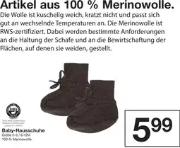 Zeeman Baby-Hausschuhe Angebot