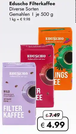Travel Free Eduscho Filterkaffee Angebot