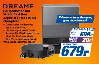 DREAME Saugroboter mit Wischfunktion Aqua10 Ultra Roller Complete