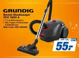 Expert GRUNDIG Beutel-Staubsauger VCC 3850 A Angebot