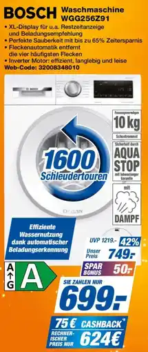 Expert BOSCH Waschmaschine WGG256Z91 Angebot