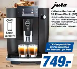 Expert jura Kaffeevollautomat E6 Piano Black (ED) Angebot
