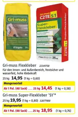 Bauhaus Gri-muss Flexkleber Angebot