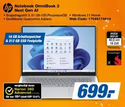 Expert hp Notebook OmniBook 3 Next Gen AI Angebot
