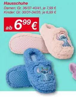 KiK Hausschuhe Stitch Angebot