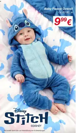 KiK Baby Fleece Overall Stitch Angebot