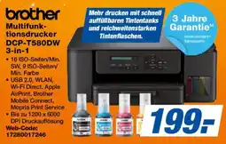 Expert Brother Multifunktionsdrucker DCP-T580DW 3-in-1 Angebot