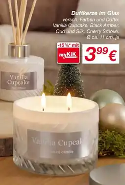 KiK Duftkerze im Glas Angebot