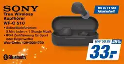 Expert SONY True Wireless Kopfhörer WF-C 510 Angebot
