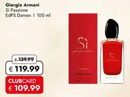 Travel Free Giorgio Armani Sì Passione EdPS Damen Angebot