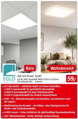 Bauhaus EGLO LED-CCT-Panel 'Zerbi' Angebot