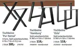 Bauhaus Tischbeine 'Pur Iternal' Angebot