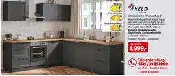 Bauhaus Winkelküche 'Padua Typ 2' von HELD MÖBEL Angebot