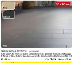 Bauhaus Feinsteinzeug 'My Style' Angebot