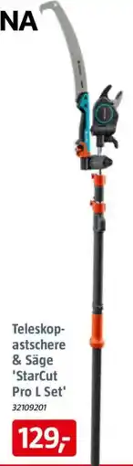 Bauhaus GARDENA Teleskopastschere & Säge 'StarCut Pro L Set' Angebot