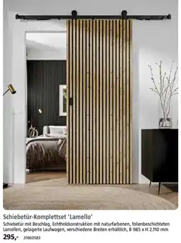 Bauhaus Schiebetür-Komplettset 'Lamello' Angebot