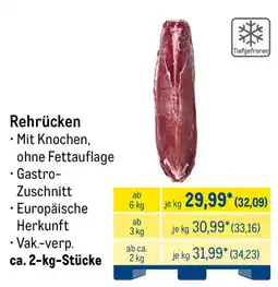 METRO Rehrücken Angebot