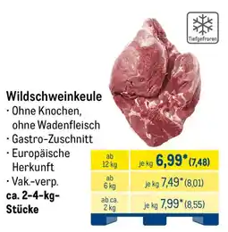 METRO Wildschweinkeule Angebot