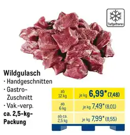 METRO Wildgulasch Angebot