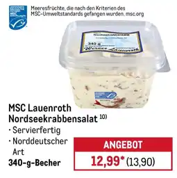 METRO MSC Lauenroth Nordseekrabbensalat Angebot