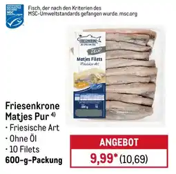 METRO Friesenkrone Matjes Pur Angebot