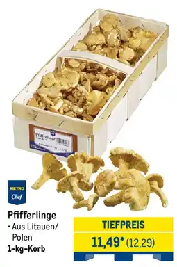 METRO Pfifferlinge Angebot