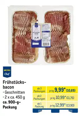 METRO METRO Chef Frühstücks-bacon Angebot