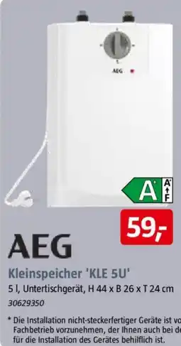 Bauhaus AEG Kleinspeicher 'KLE 5U' Angebot
