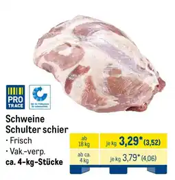 METRO Schweine Schulter schier Angebot