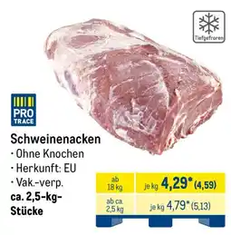 METRO PRO TRACE Schweinenacken Angebot