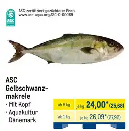 METRO ASC Gelbschwanzmakrele Angebot