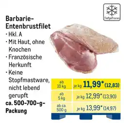 METRO Barbarie-Entenbrustfilet Angebot