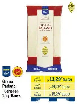 METRO Grana Padano · Gerieben Angebot