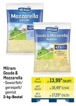METRO Milram Gouda & Mozzarella Angebot