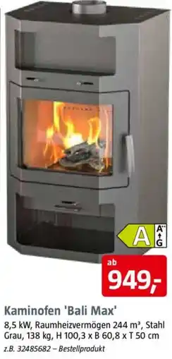 Bauhaus Kaminofen 'Bali Max' Angebot