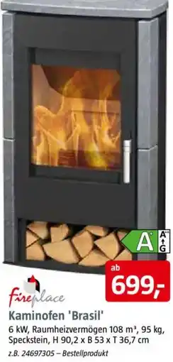 Bauhaus Kaminofen 'Brasil' Angebot