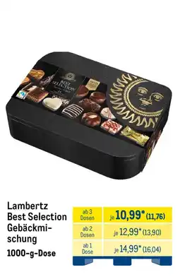 METRO Lambertz Best Selection Gebäckmischung Angebot
