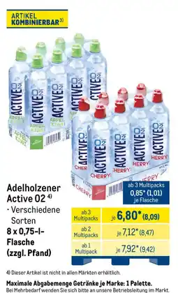 METRO Adelholzener Active O2 Angebot
