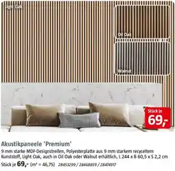 Bauhaus Akustikpaneele 'Premium' Angebot