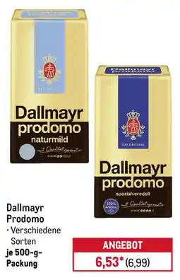 METRO Dallmayr Prodomo Angebot