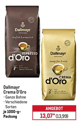 METRO Dallmayr Crema D'Oro Angebot