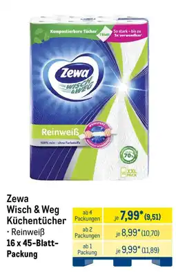 METRO Zewa Wisch & Weg Küchentücher Angebot