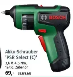 Bauhaus Akku-Schrauber 'PSR Select (C)' Angebot