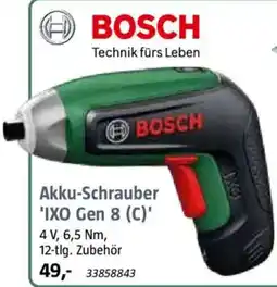 Bauhaus BOSCH Akku-Schrauber 'IXO Gen 8 (C)' Angebot