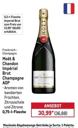 METRO Moët & Chandon Impérial Brut Champagne AOP Angebot