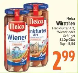 inkoop Meica Würstchen Angebot
