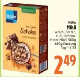 inkoop Köln Müsli Angebot